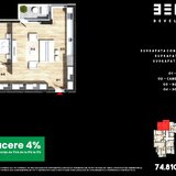 Cernica apartament 2 camere bloc nou